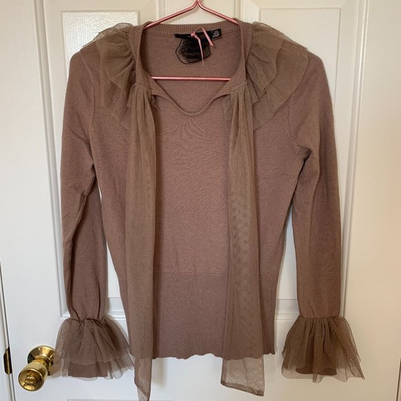 Forever21 Tan Sweater Top - Picture 2 of 5